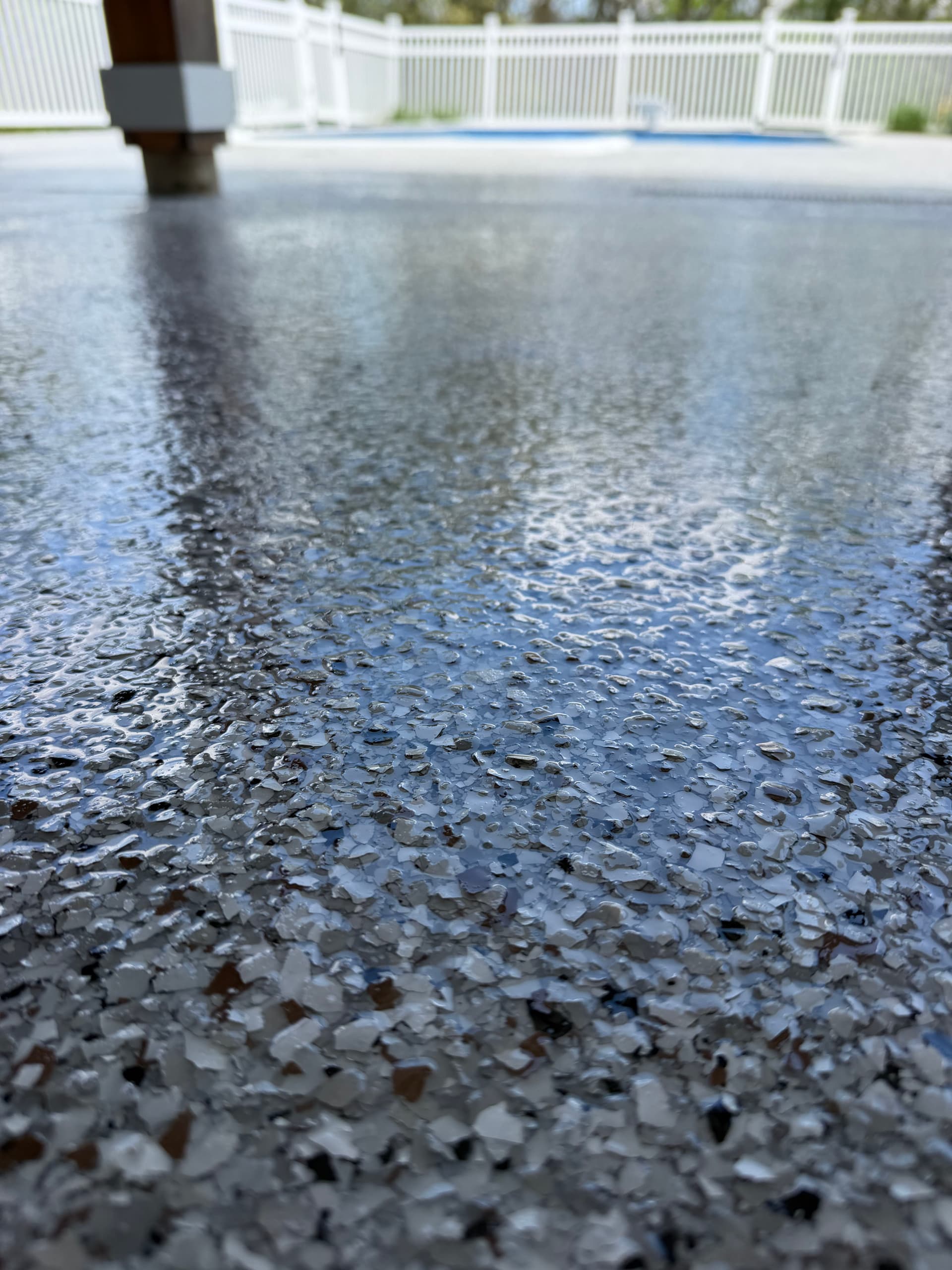 Gallery photos for Pool Deck Flake Floor System with Moisture Vapor Barrier: Image #3