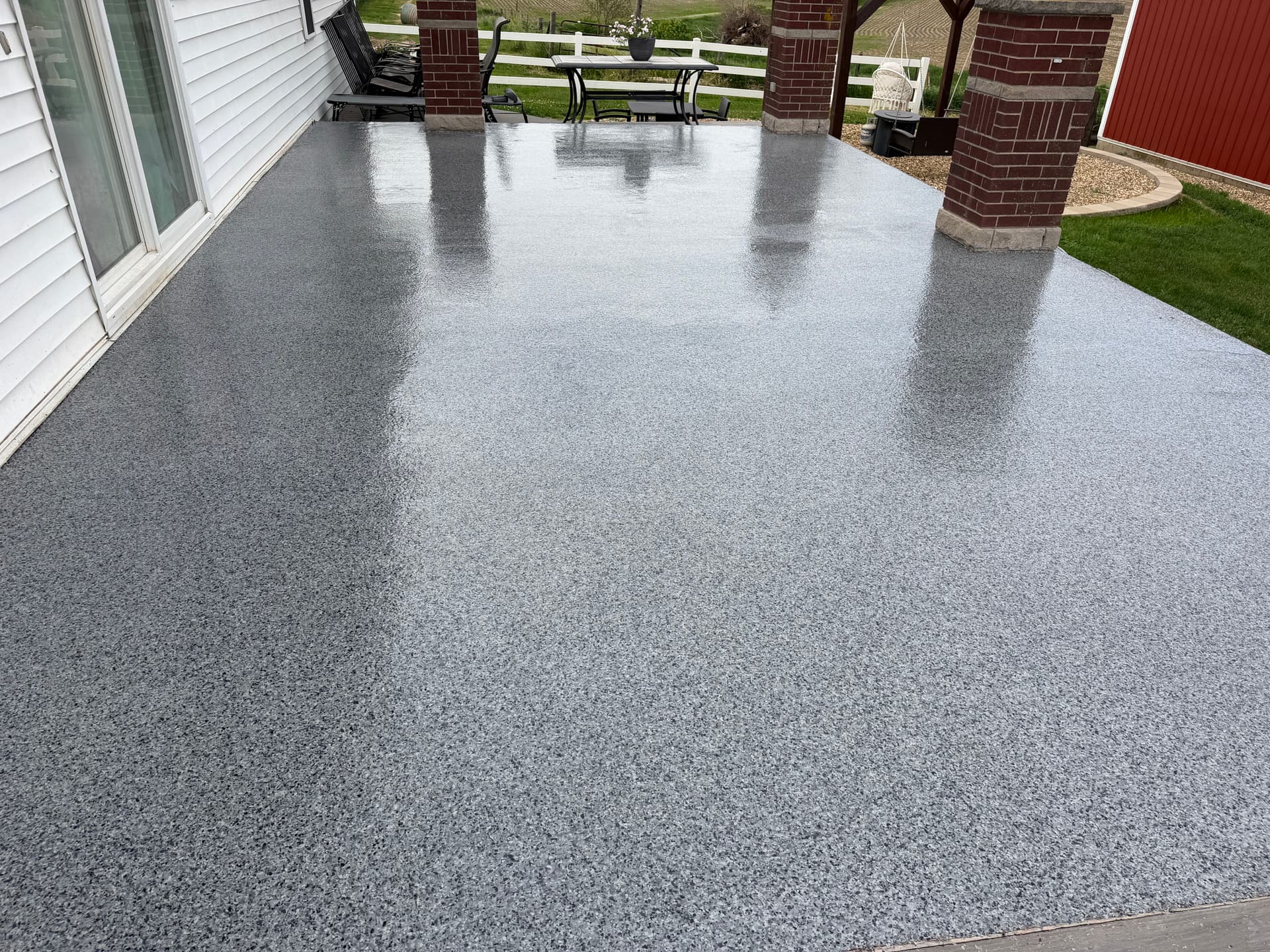 Nightfall Flake System Turns a Worn Patio Into Something Worth Showing Off image