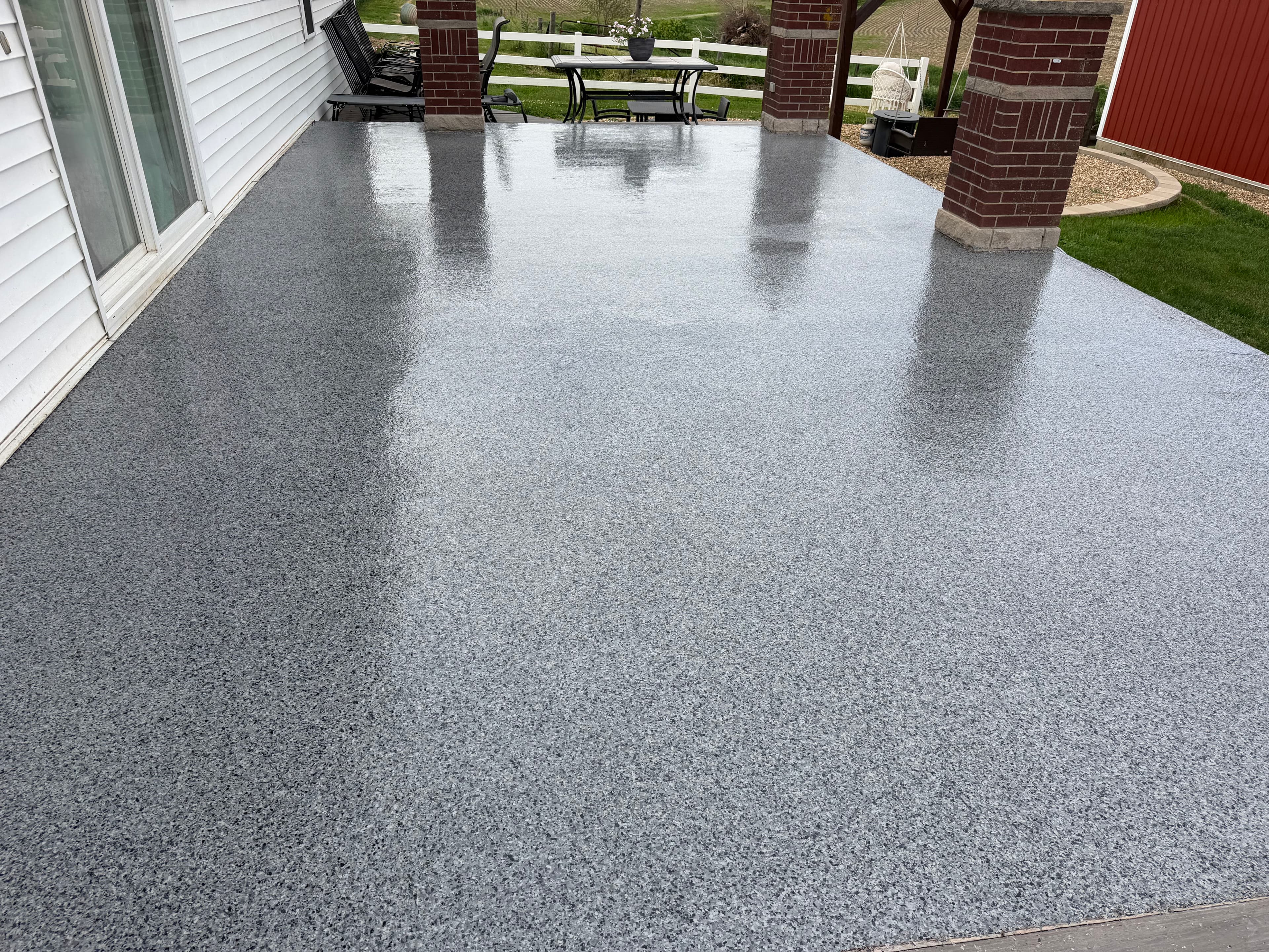 Project Nightfall Flake System Turns a Worn Patio Into Something Worth Showing Off image