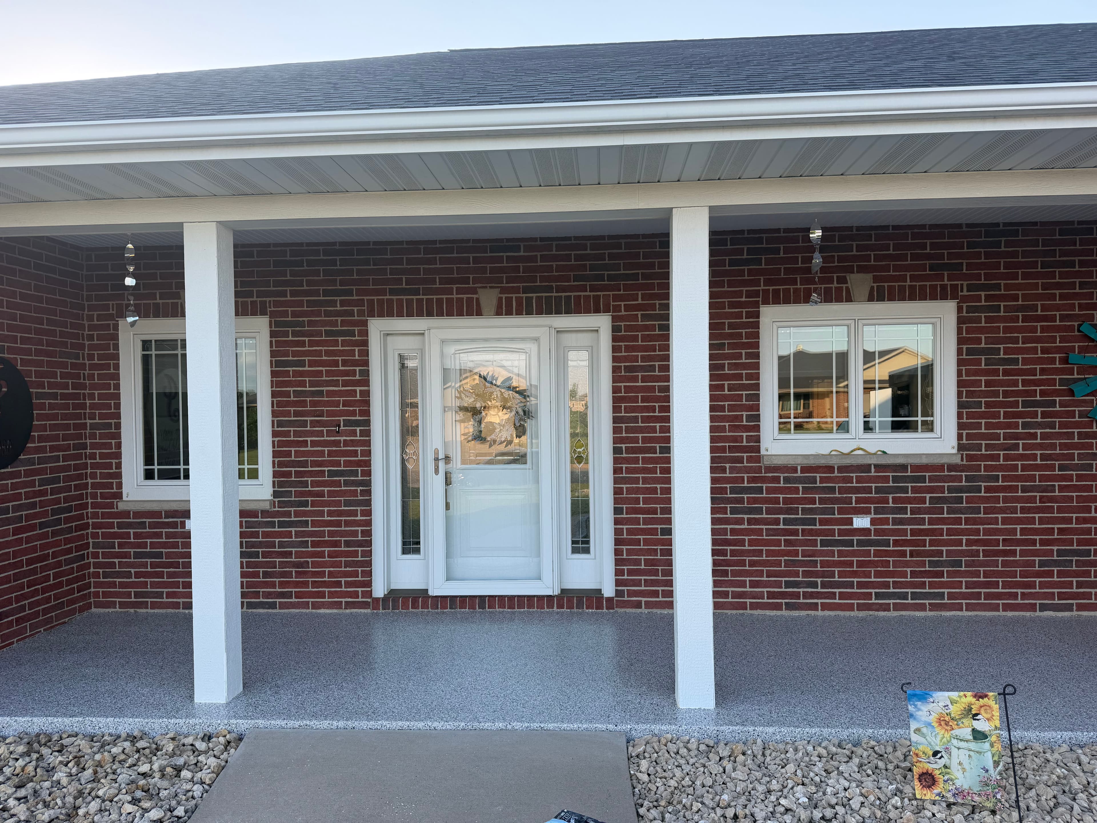 Project Front Porch Flake Floor System with Polyaspartic Coating image