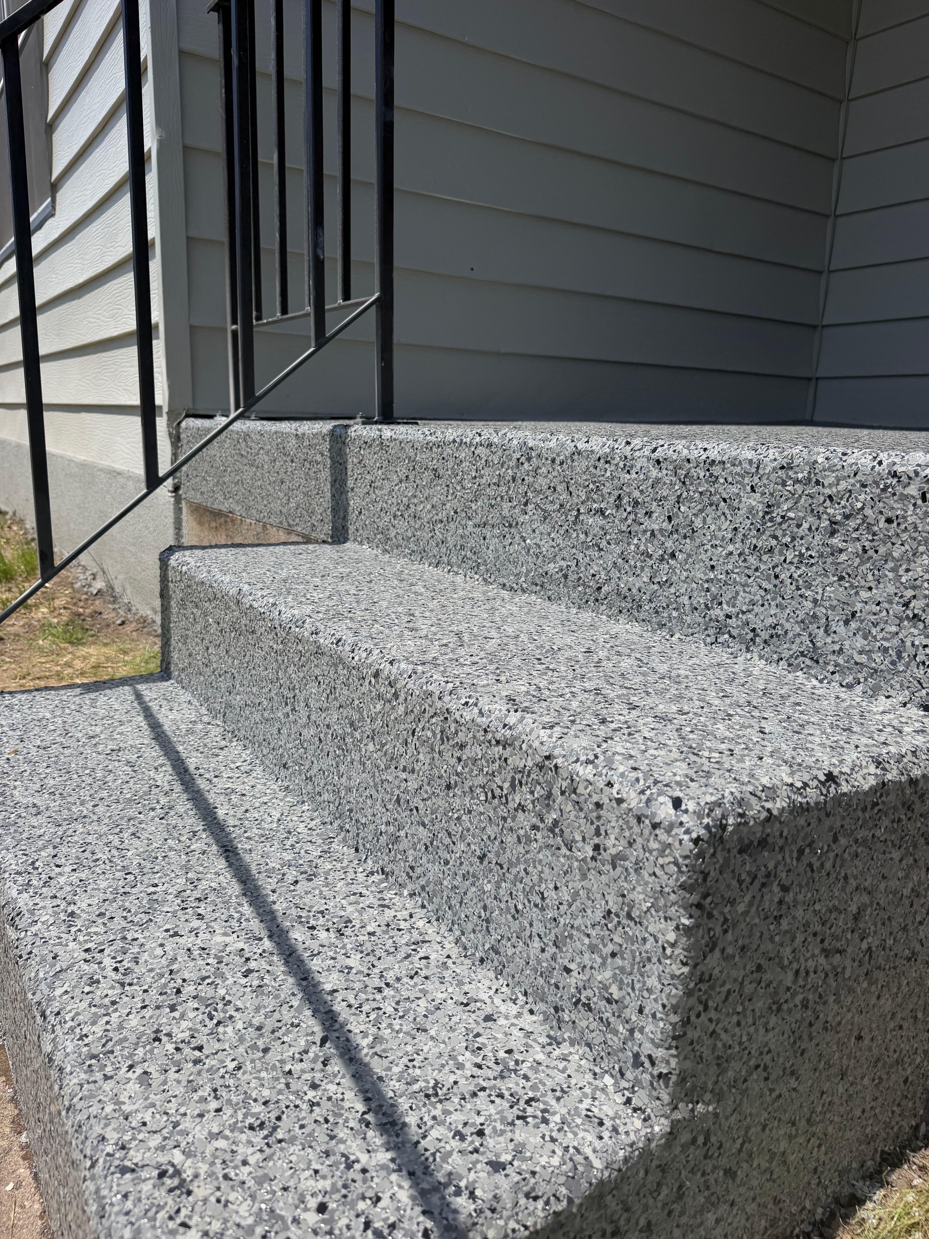 Project Front Porch Flake Floor System with Polyaspartic Coating image