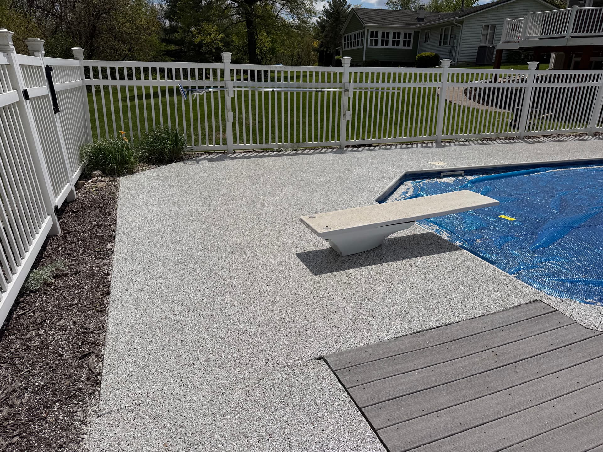 Gallery photos for Pool Deck Flake Floor System with Moisture Vapor Barrier: Image #4