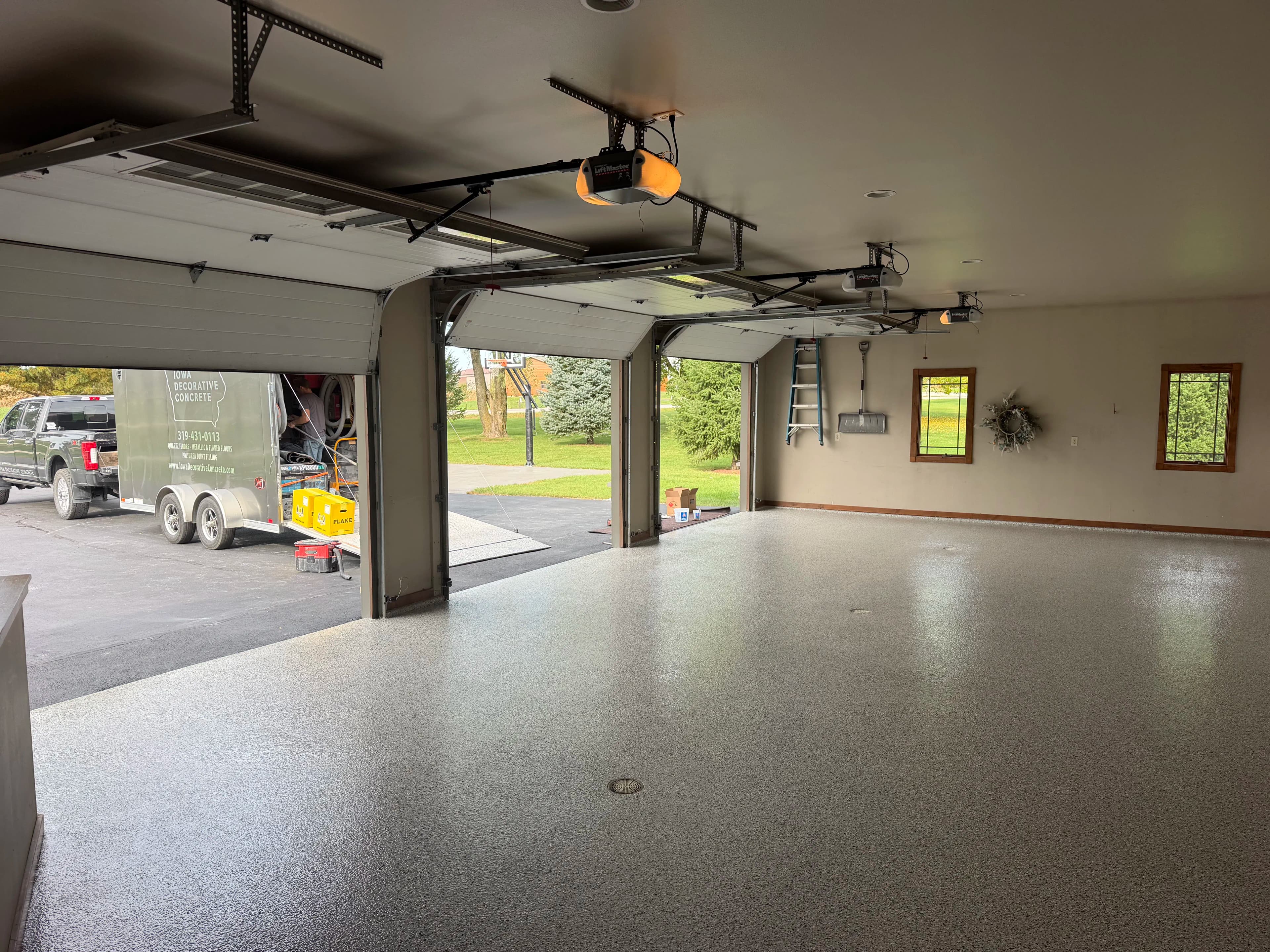 Project 3-Stall Garage Gets a Cabin Fever Flake Floor System Upgrade image