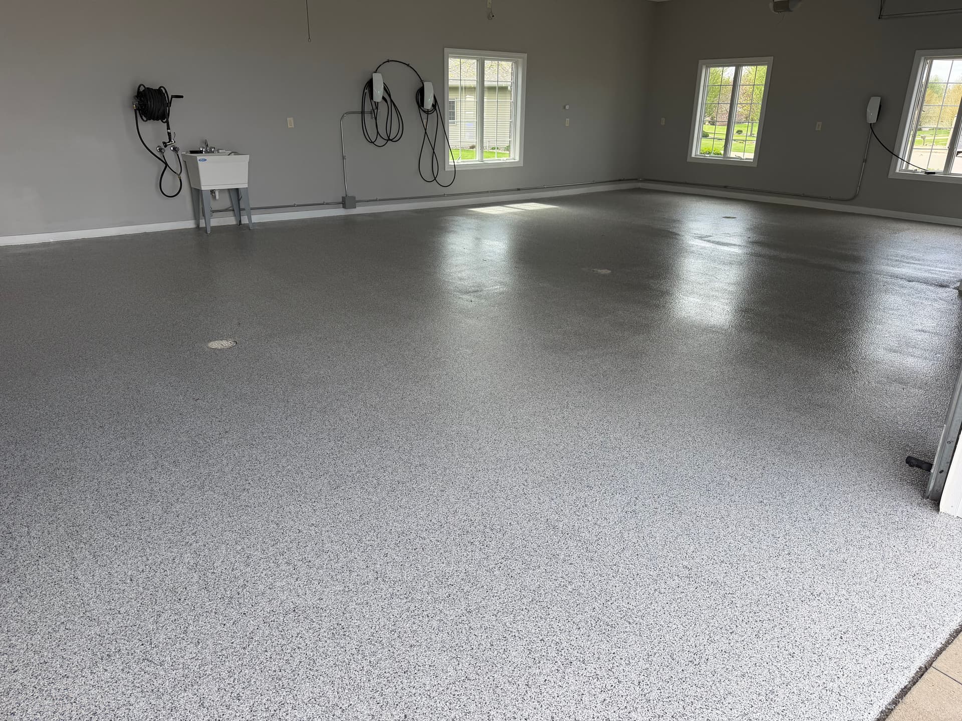 Gallery photos for 3-Stall Garage Gets a Flake Floor System That Means Business: Image #1