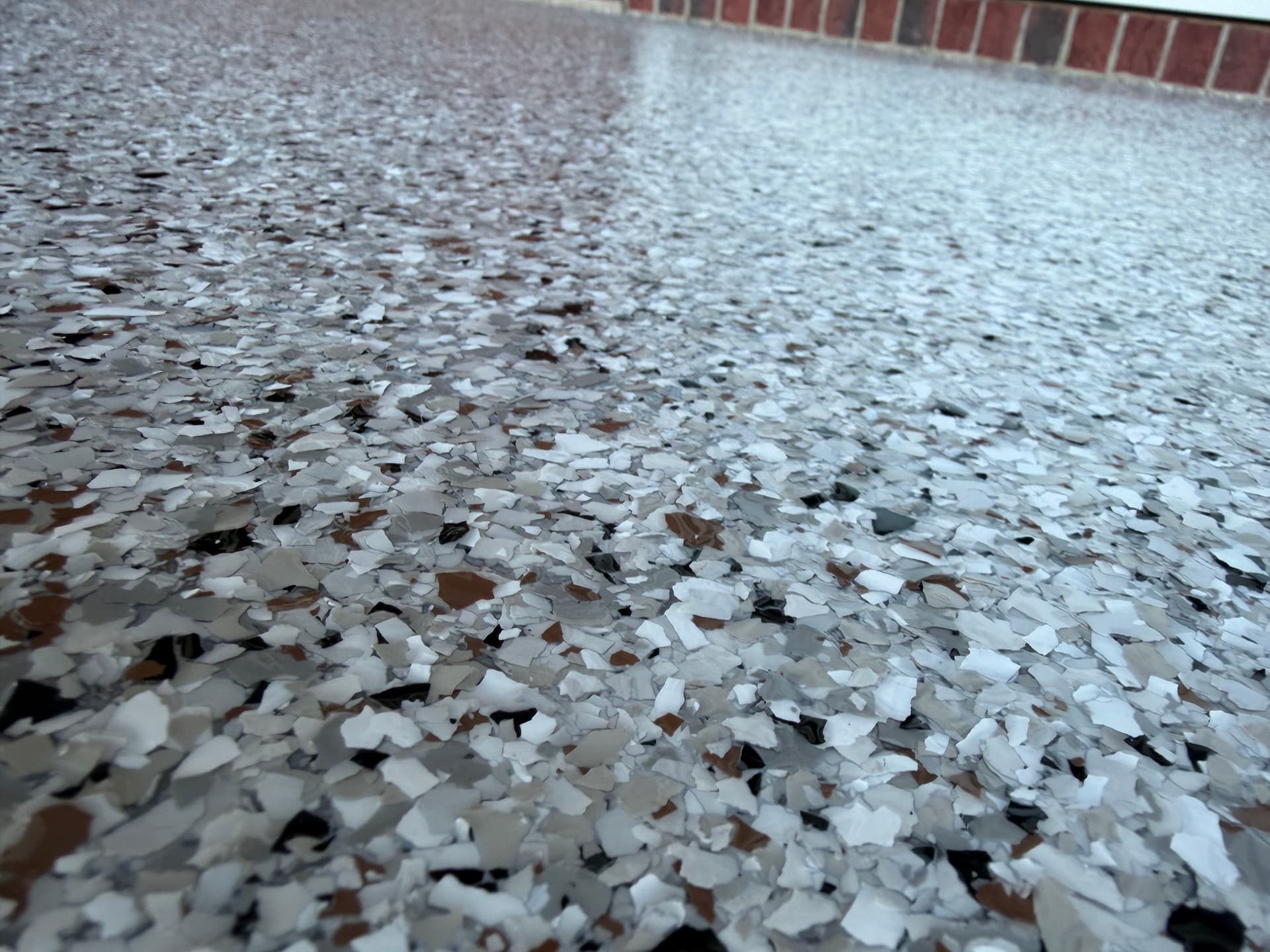 Gallery photos for Front Porch Flake Floor System with Polyaspartic Coating: Image #2