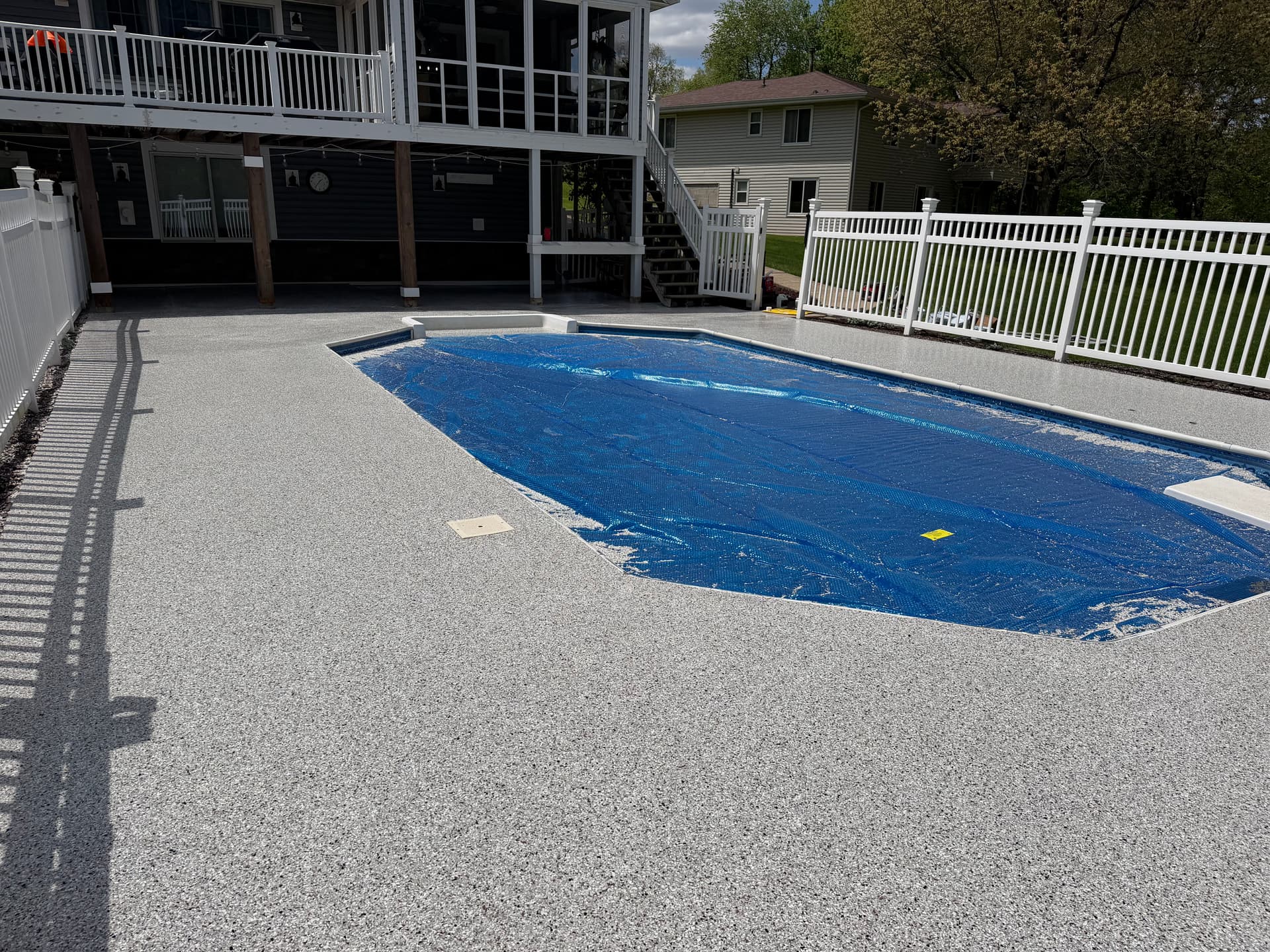 Gallery photos for Pool Deck Flake Floor System with Moisture Vapor Barrier: Image #5