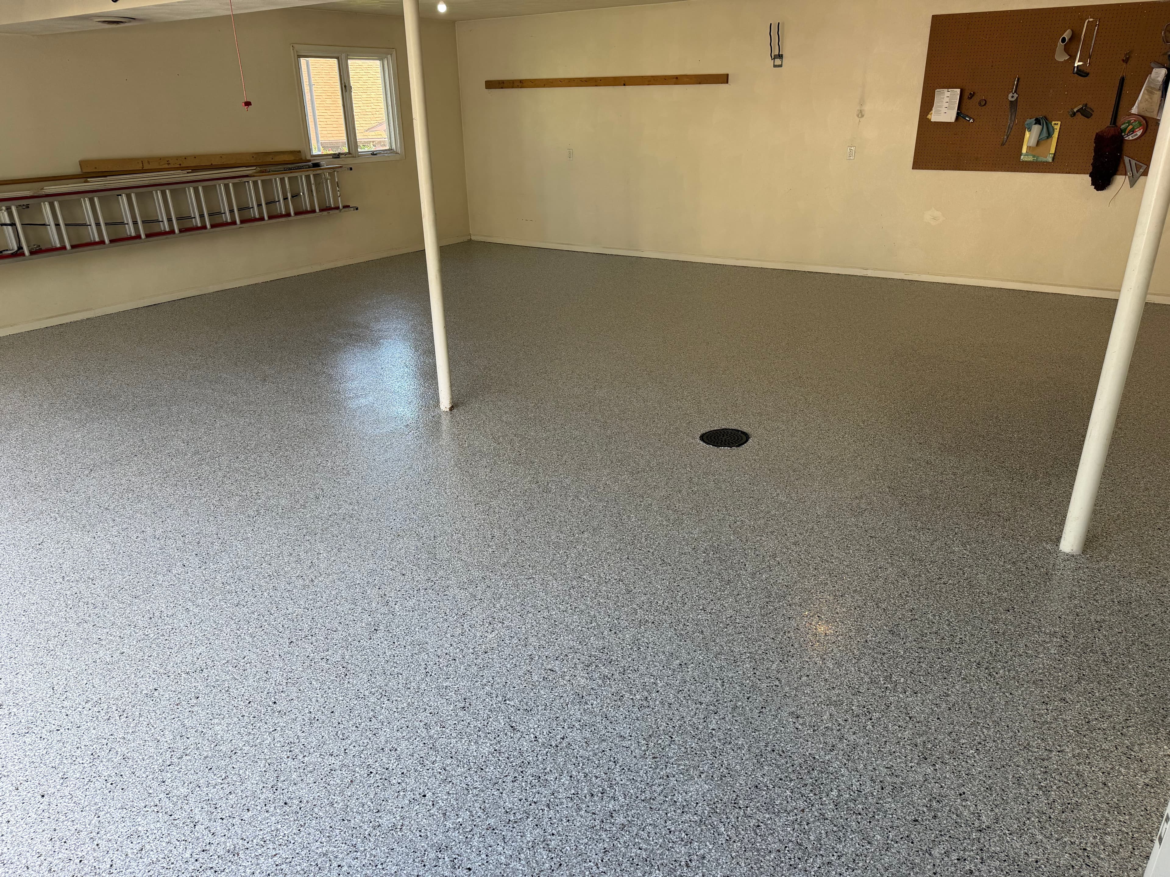 Project Salt-Damaged 2-Stall Garage Gets a Coyote Flake Floor Upgrade image