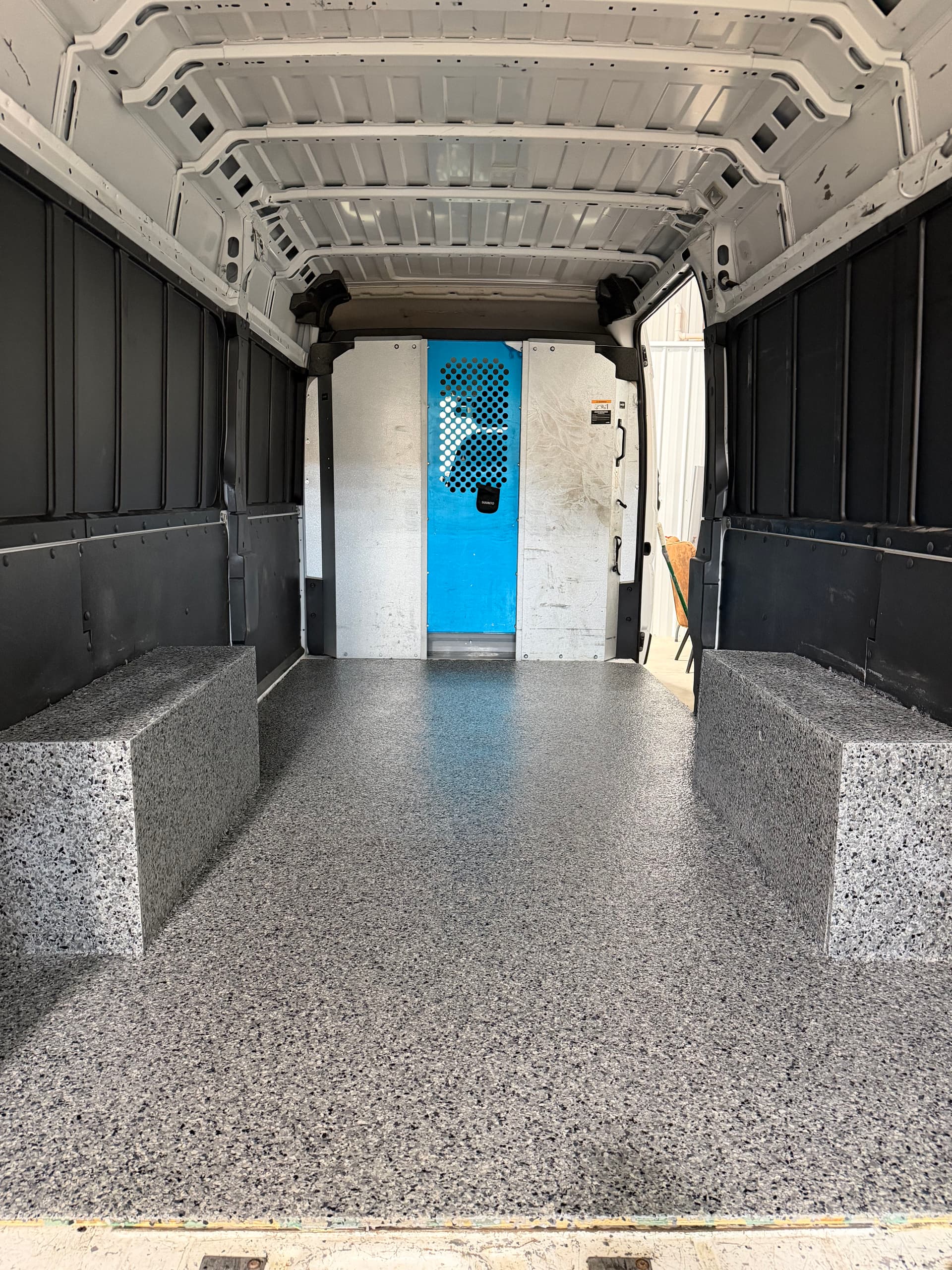 Van Interior Upgrade with Nightfall Flake Floor image