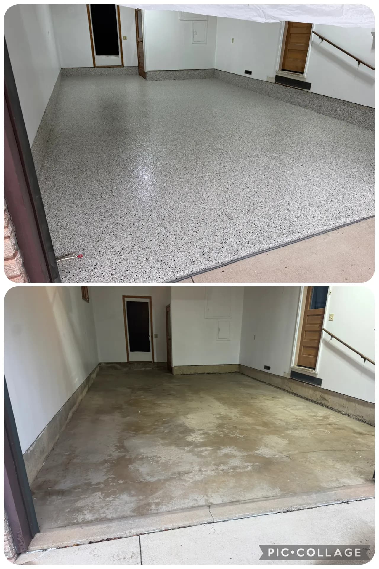 1-Stall Garage Gets a Coyote Flake Floor Upgrade image