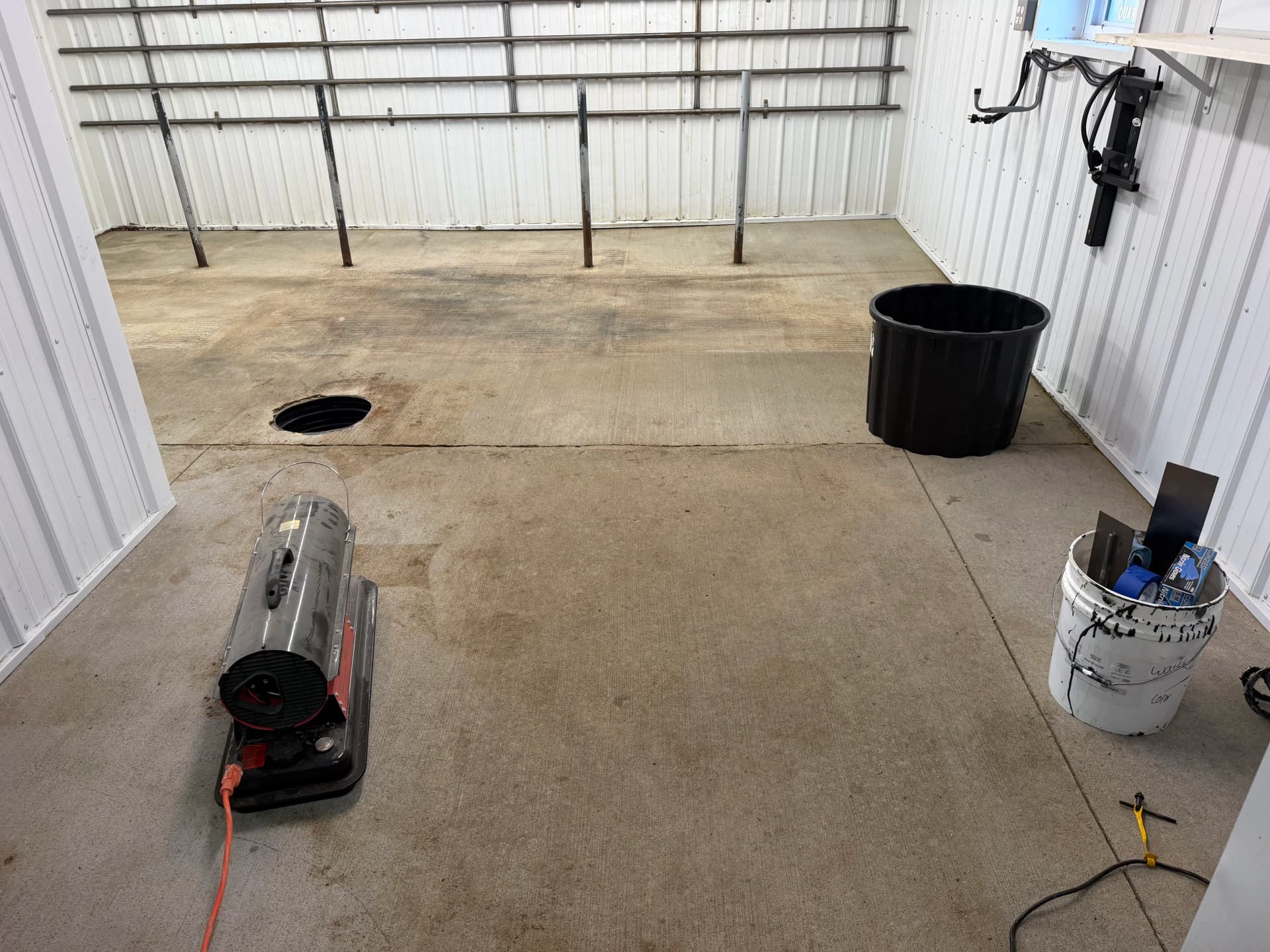 HoofGrip Rubber Flooring Installed in a Cattle Wash Rack