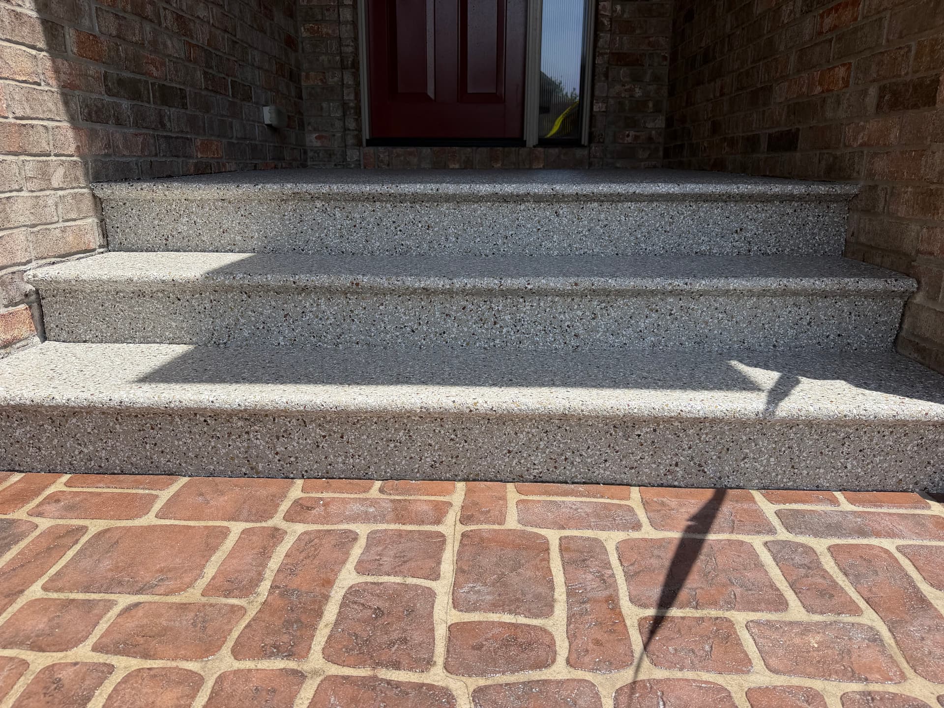 Gallery photos for Creekbed Flake System on a Front Entry Stoop: Image #1