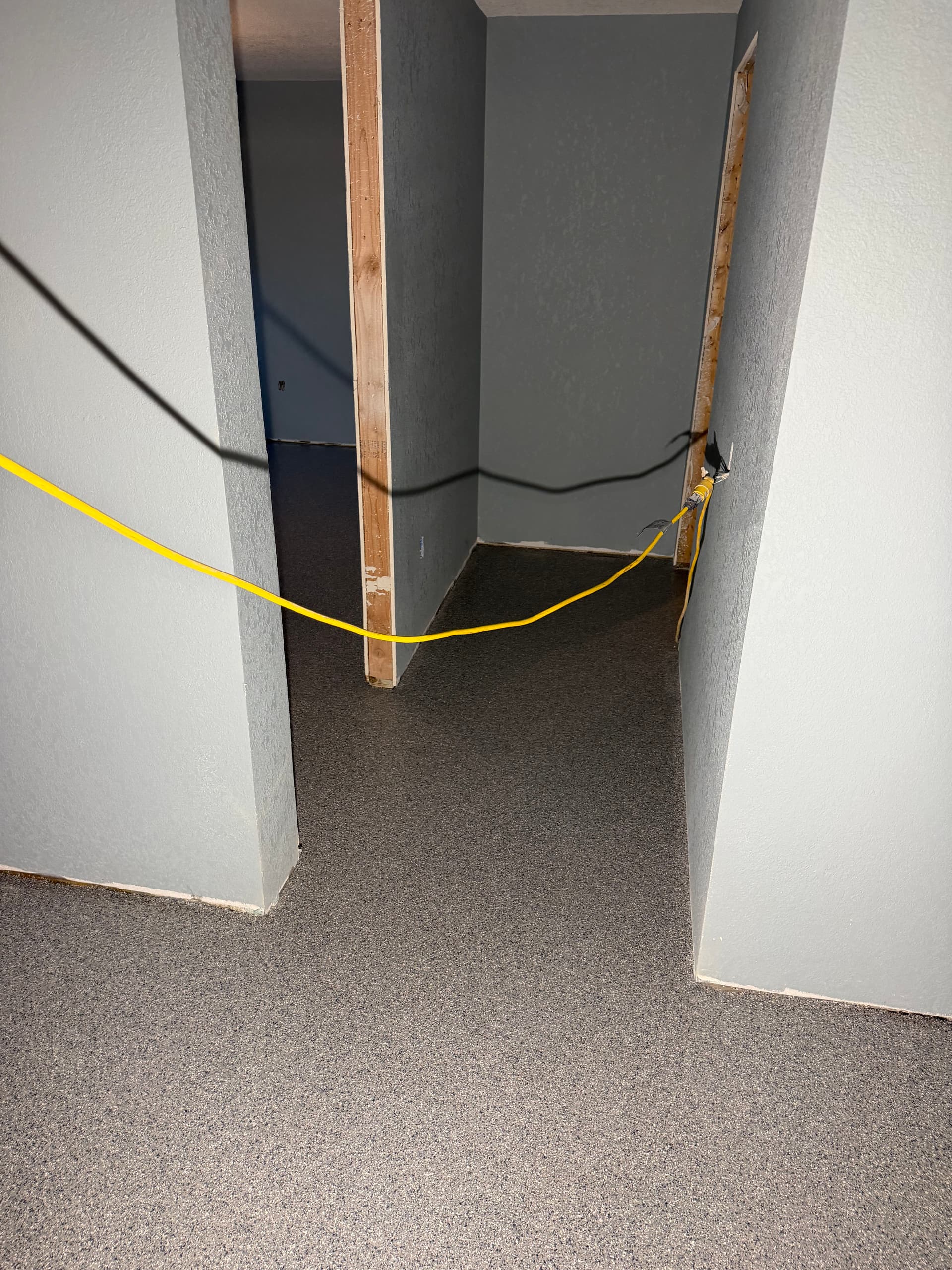 Gallery photos for Stone Wash Flake Floor System with Epoxy and Polyaspartic Top Coat: Image #4