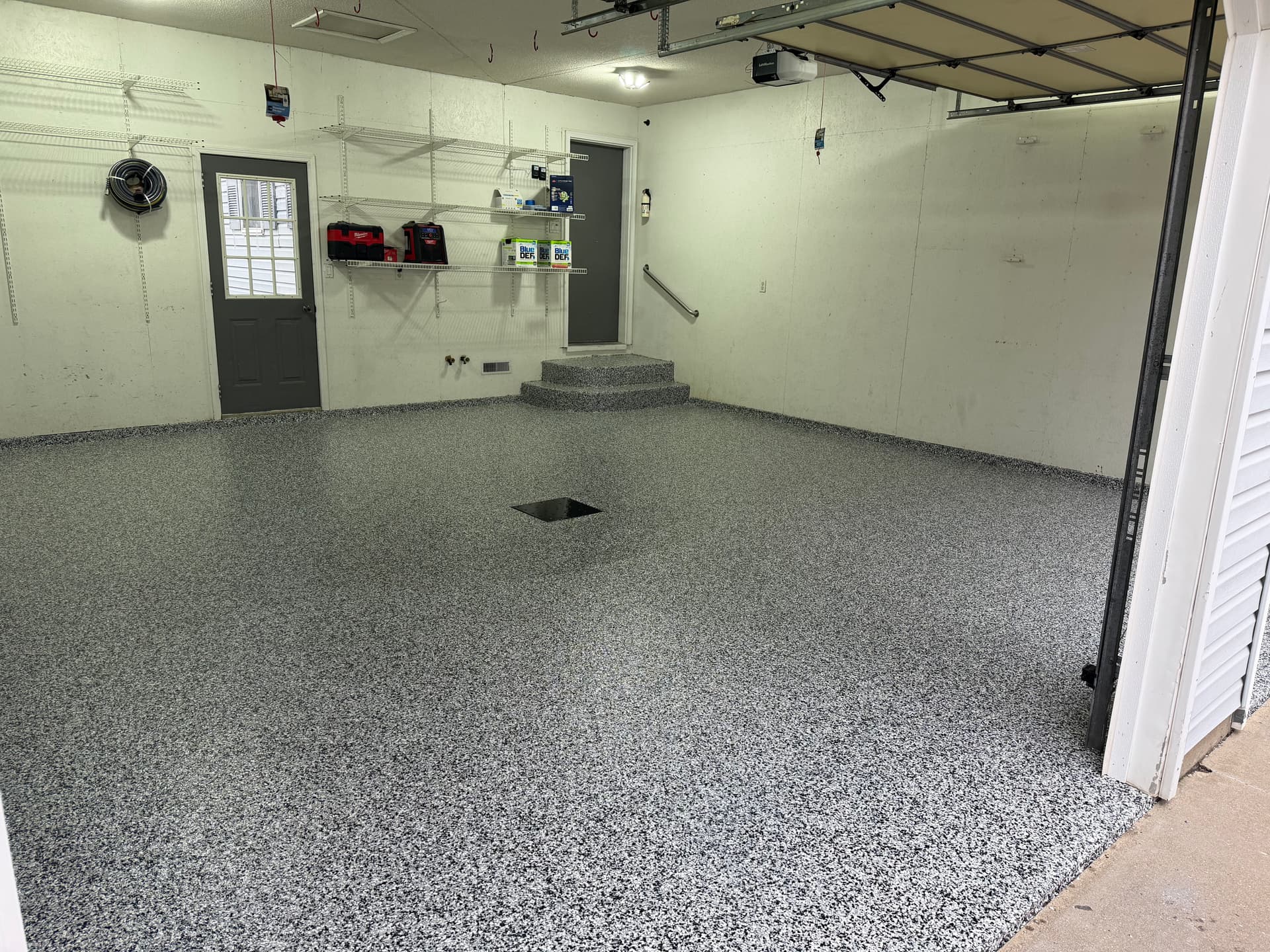 Gallery photos for Flake Floor Systems Across the Entire Home - Garage to Basement: Image #1