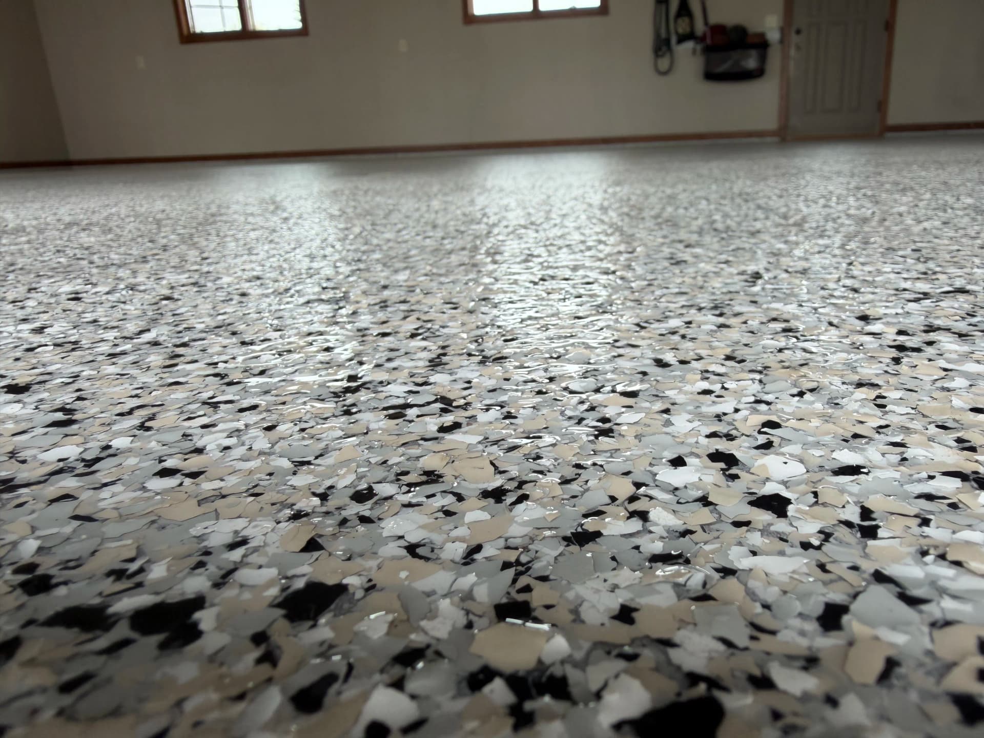 Gallery photos for 3-Stall Garage Gets a Cabin Fever Flake Floor System Upgrade: Image #2