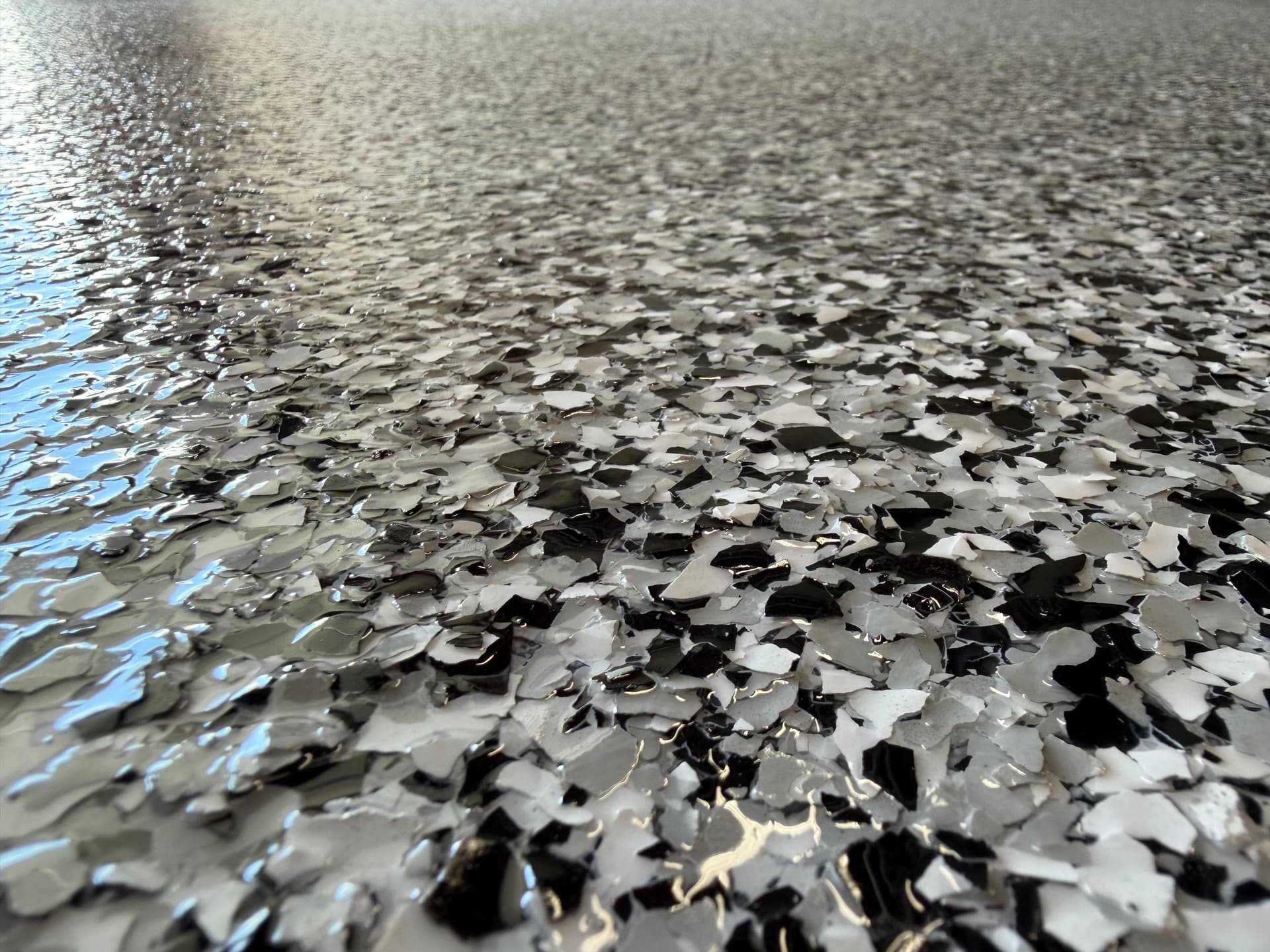 Gallery photos for Epoxy Flake Floors Installed in a Basement and Garage: Image #8