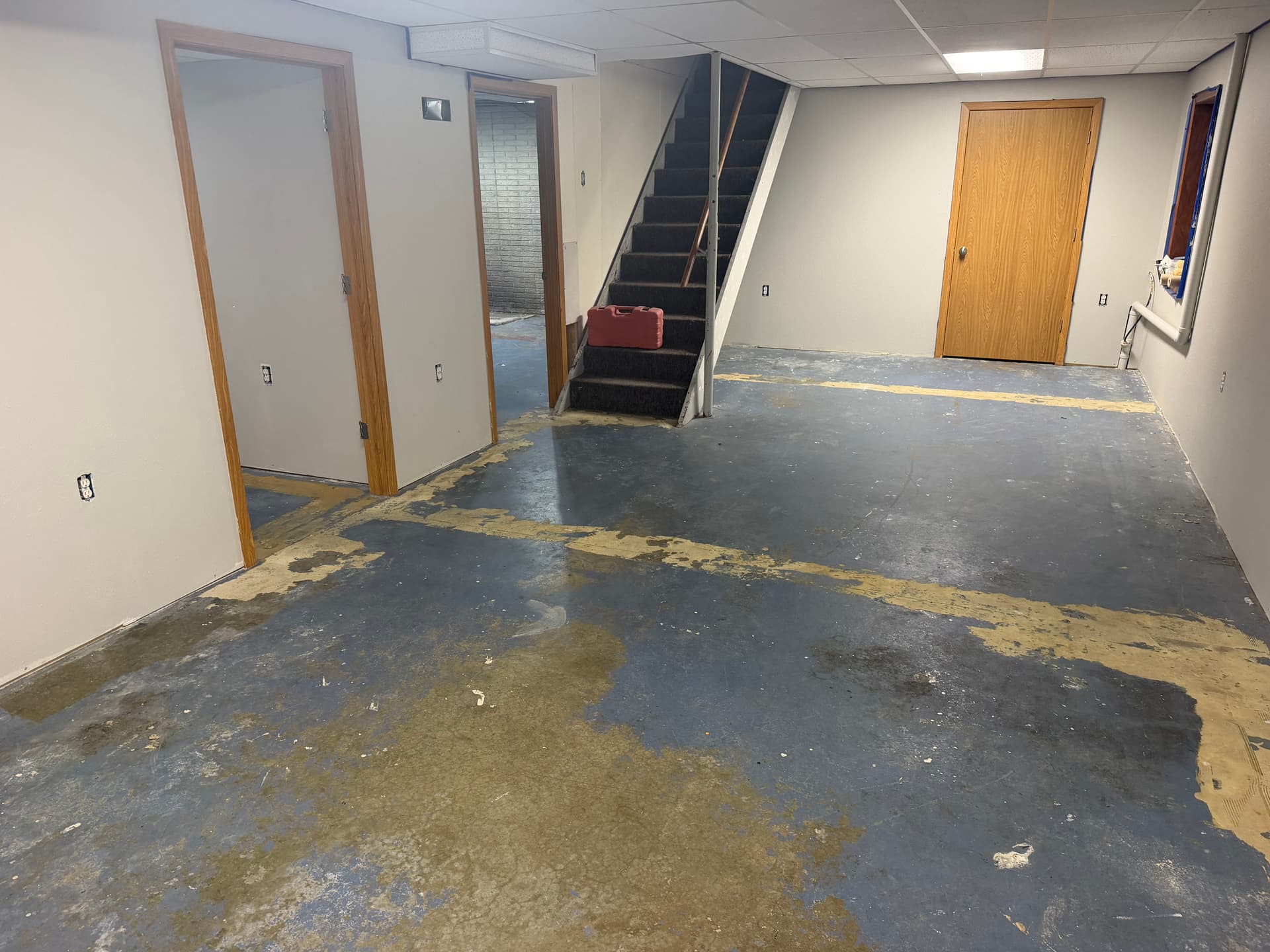 Gallery photos for Epoxy Flake Floors Installed in a Basement and Garage: Image #4